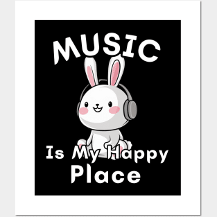 Rabbit Funny Music Posters and Art